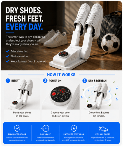 NovaLume™ Smart Shoe Dryer