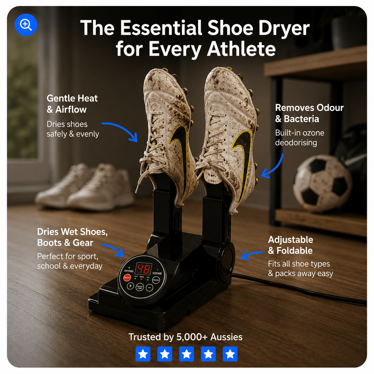 NovaLume™ Smart Shoe Dryer